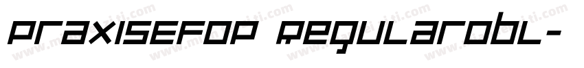 PraxisEFOP RegularObl字体转换